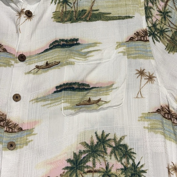 XL 2x Caribbean island vacation button up Men's - Picture 4 of 7